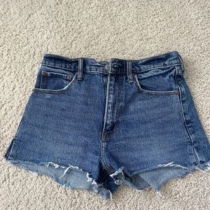 Abercrombie High Rise Mom Shorts